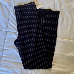 Pinstripe leggings